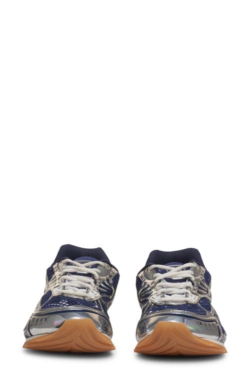 Bottega Veneta Women Orbit Low-top Sneakers In Technical Fabric In Blue