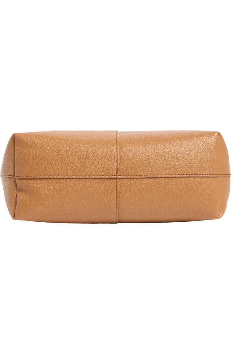 MUNDI SMALL LEATHER GOODS Erika Hobo Bag, Alternate, color, Cognac