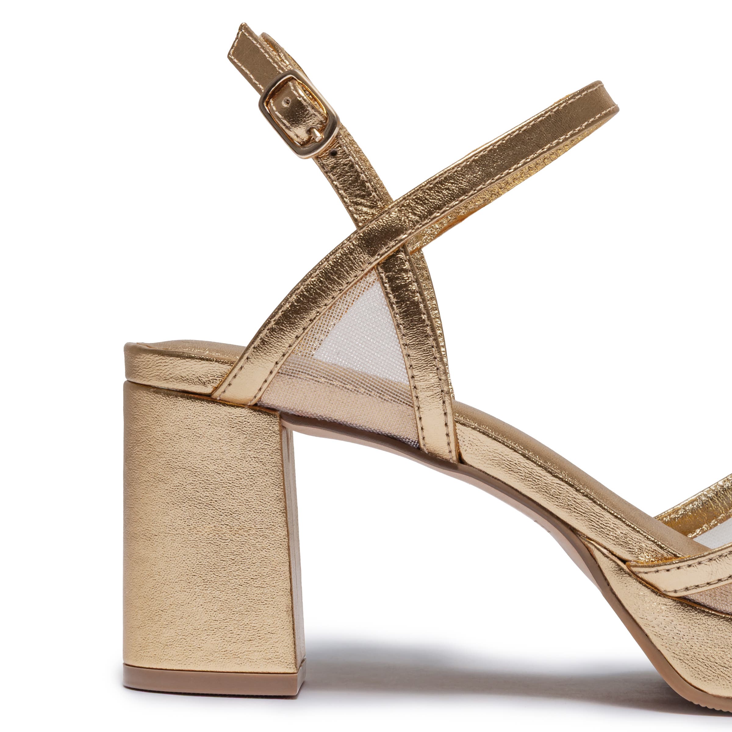 Celeste Platform Sandal, Alternate, color, GOLD