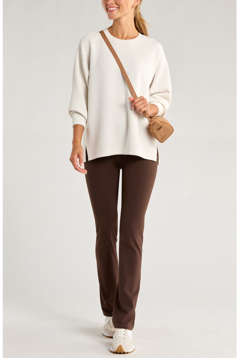 Soft Luxe Tunic, Alternate, color, BEIGE IVORY HEATHER