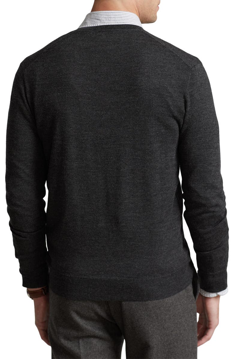Polo Ralph Lauren V-Neck Merino Wool Sweater, Alternate, color, 