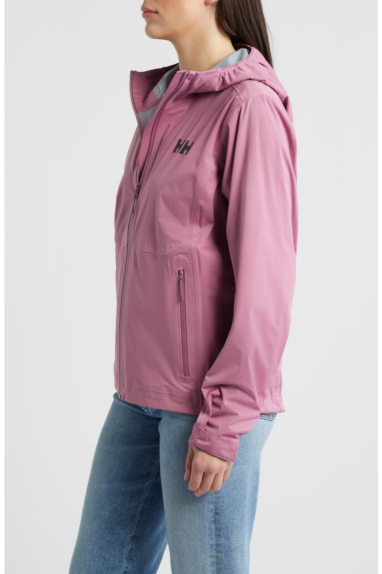Momentum 3-Layer Waterproof Hooded Jacket, Alternate, color, WILDBERRY