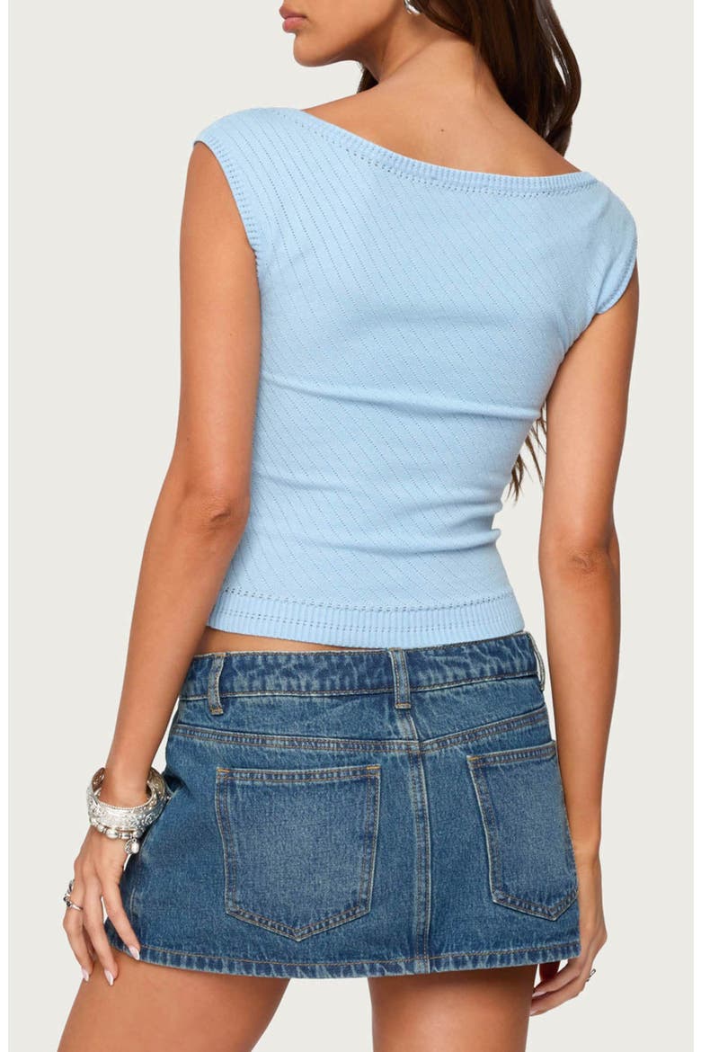 Jarah Pointelle Top, Alternate, color, LIGHT-BLUE
