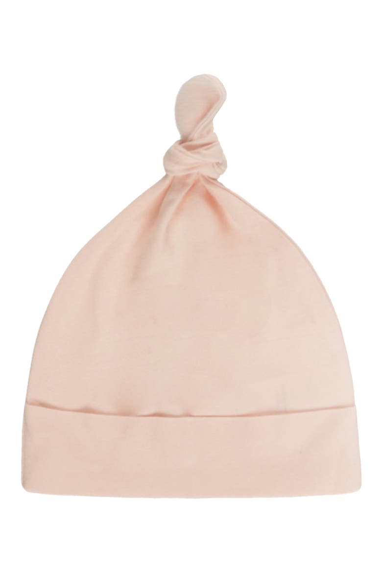 Knotted Stretch Organic Cotton Hat, Main, color, PETAL