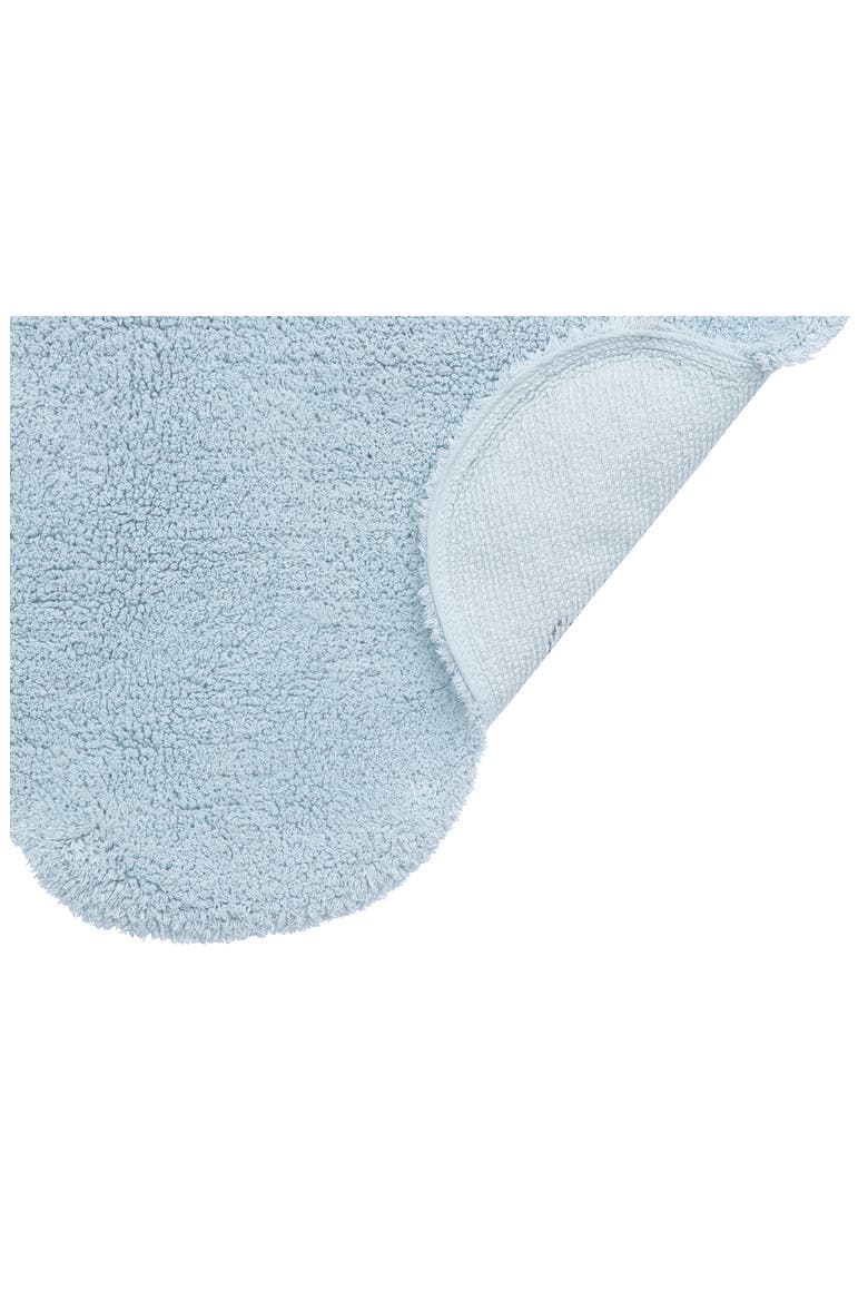 Mini Dream Washable Cotton Blend Rug, Alternate, color, LIGHT BLUE WHITE