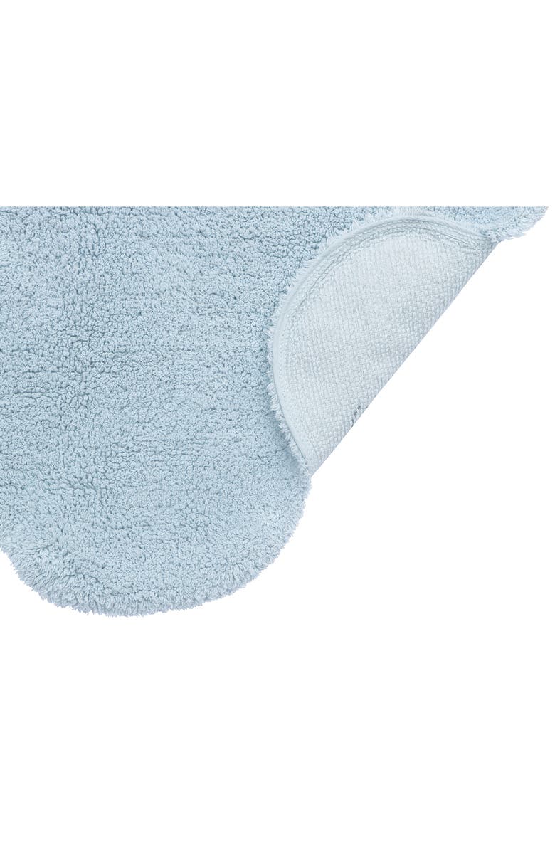 Lorena Canals Mini Dream Washable Cotton Blend Rug, Alternate, color, Light Blue White