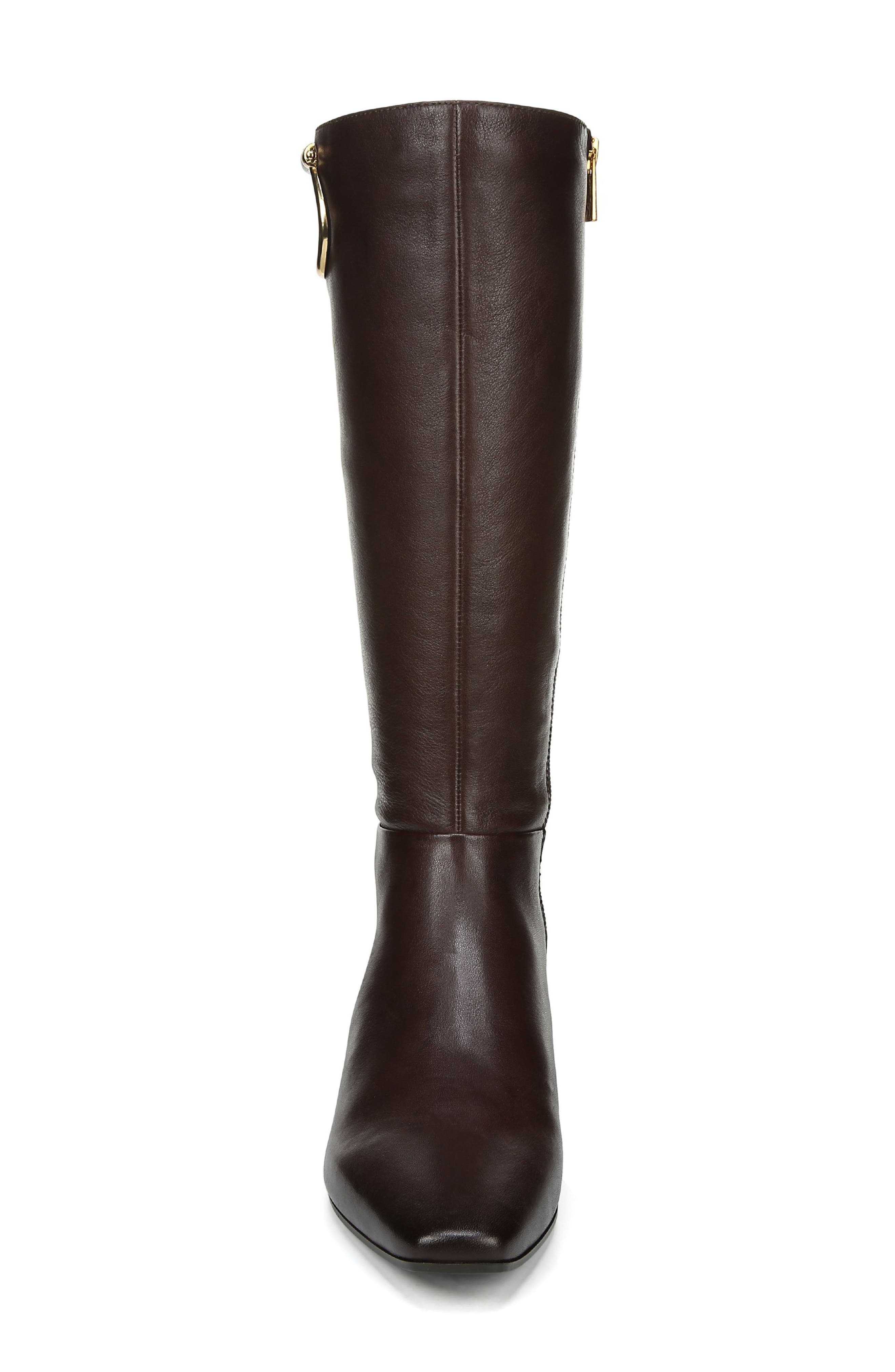 Carella Tall Boot, Alternate, color, CHOCOLATE LEATHER