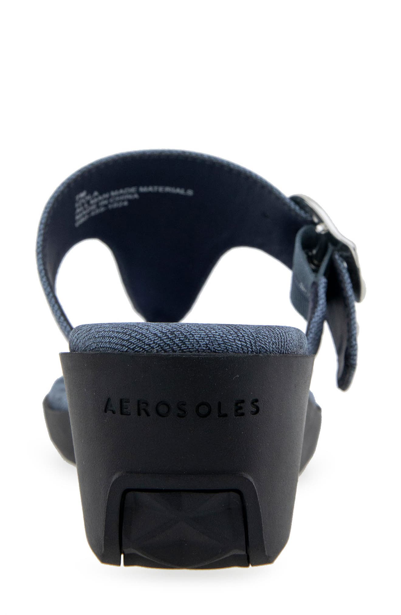 Aerosoles Izola Wedge Sandal, Alternate, color, Blue Jean Denim