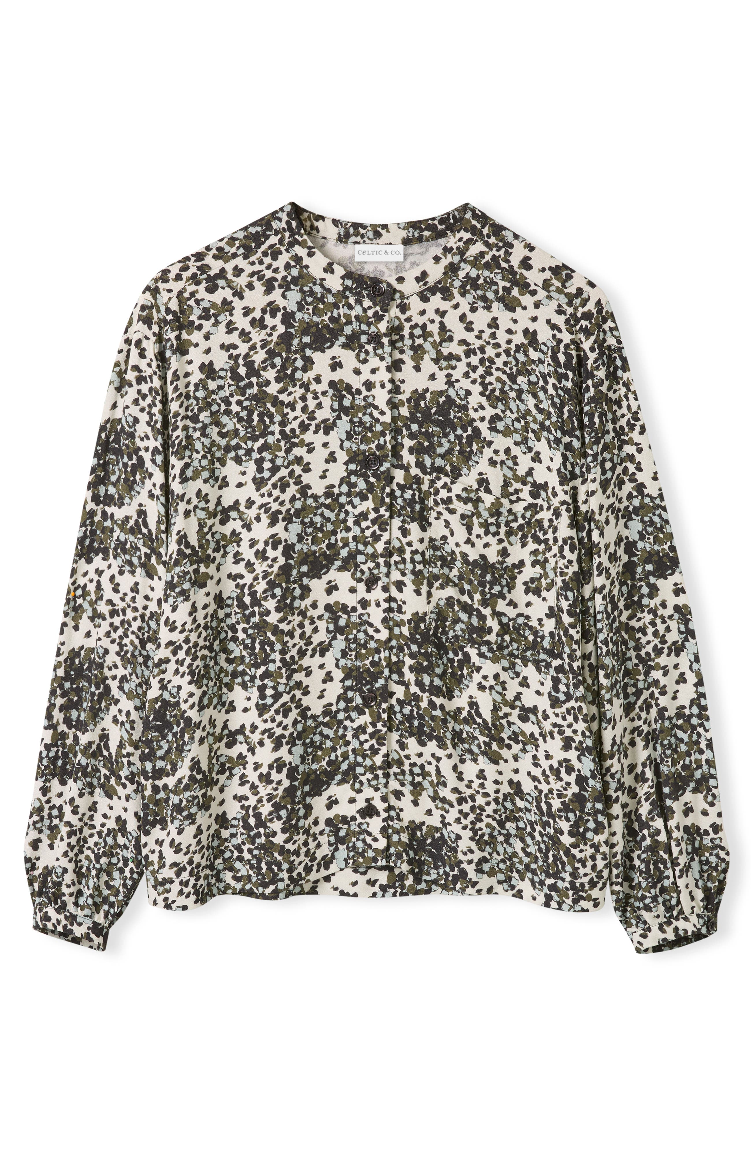 Printed Drop Shoulder Long Sleeve Shirt - image 2