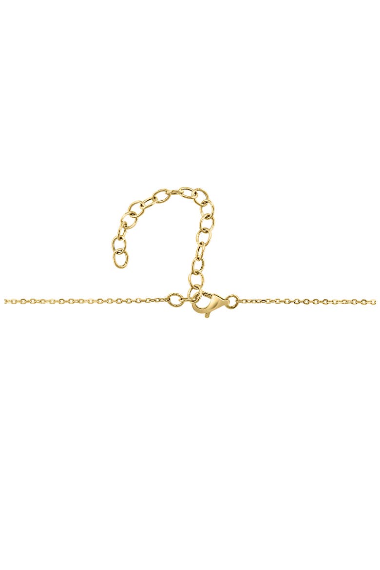 14K Gold 6mm Freshwater Pearl Double Pendant Necklace, Alternate, color, WHITE