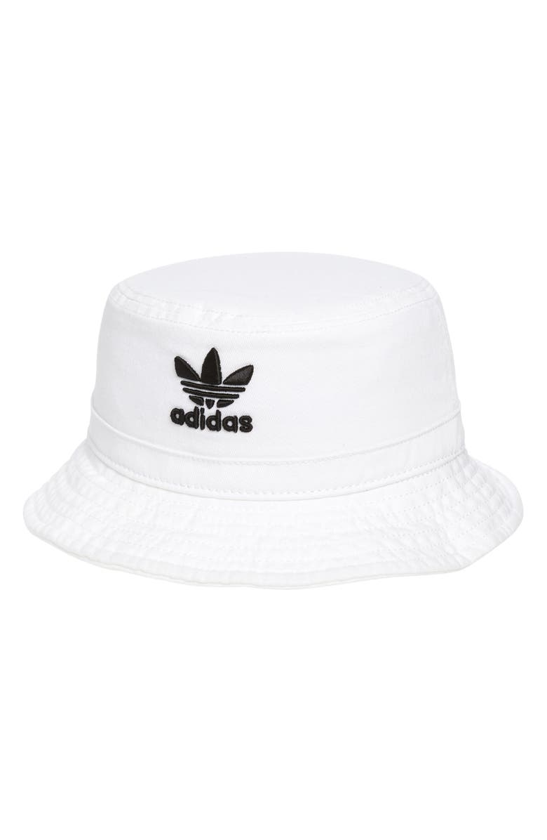 adidas Kids' Originals Washed Bucket Hat, Main, color, 