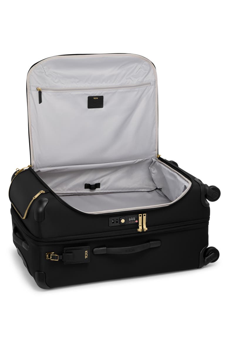Voyageur Léger Large Dual Access Expandable Checked Luggage, Alternate, color, BLACK/ GOLD