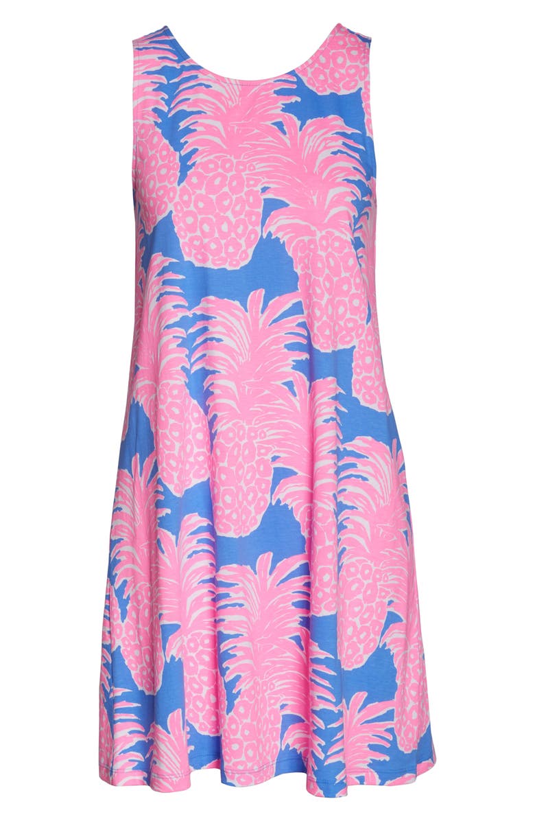 Lilly Pulitzer<sup>®</sup> Kristen Pineapple Print Swing Dress, Alternate, color,
