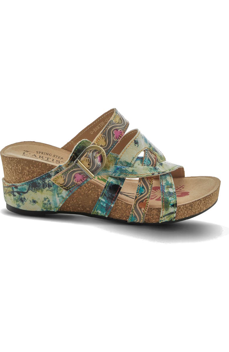 Spring Step Baocire Wedge Sandal, Alternate, color,