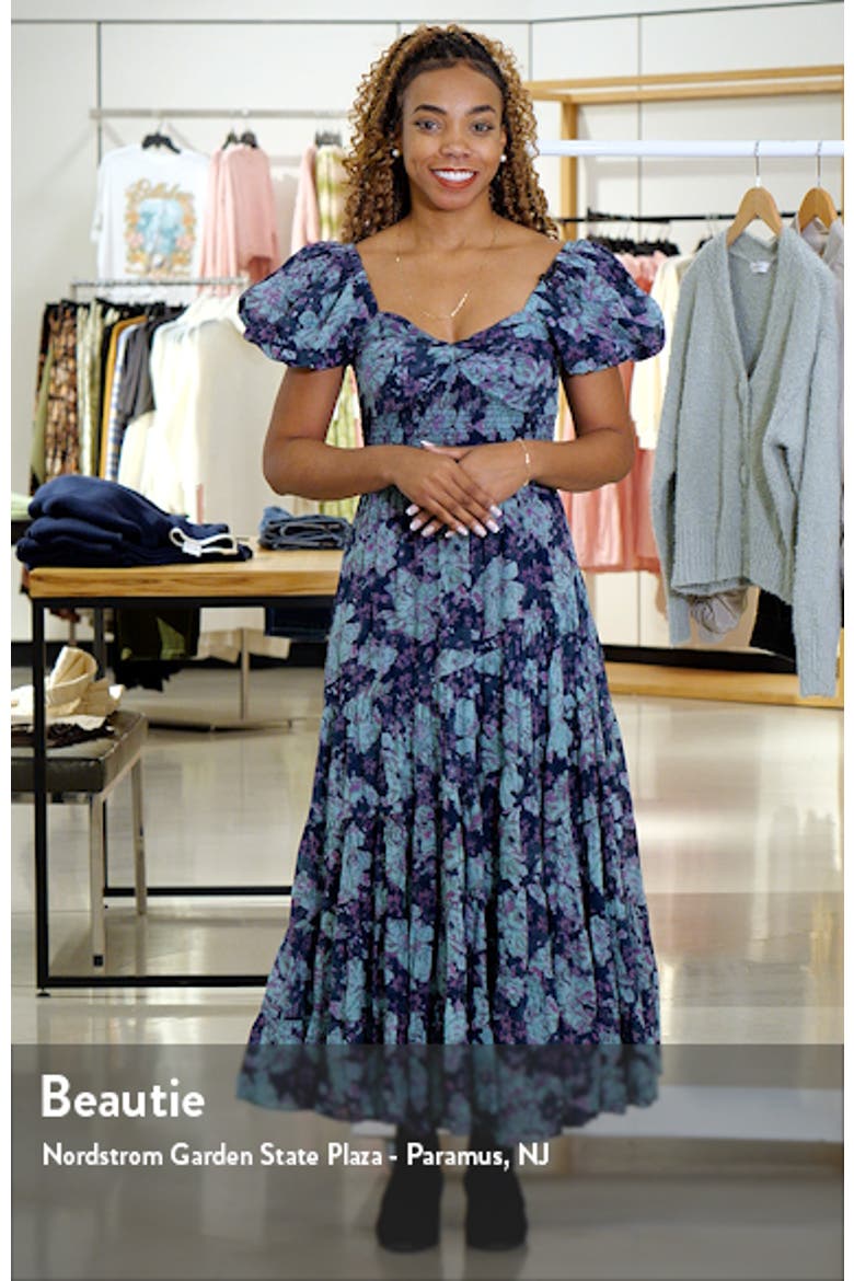 free people sun drenched maxi dress Sundrenched Floral Tiered Maxi Sundress (Women)