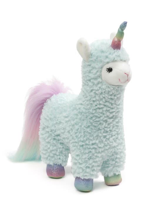 Cotton Candy Llamacorn Stuffed Toy