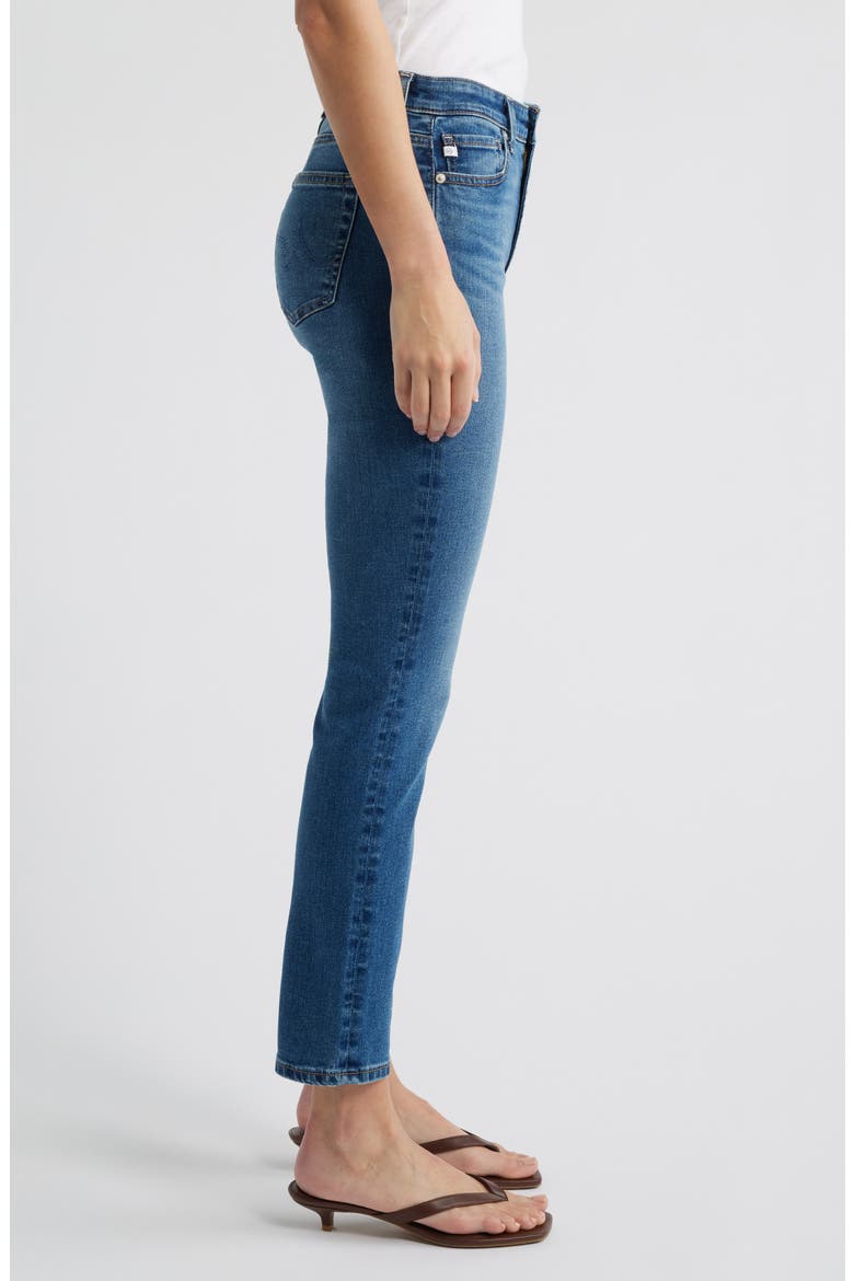 Mari Slim Straight Leg Jeans, Alternate, color, LAKE TAHOE