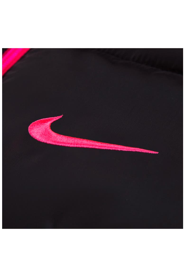 Kids' Essential Heavyweight Puffer Jacket, Alternate, color, HYPER PINK/ BLACK