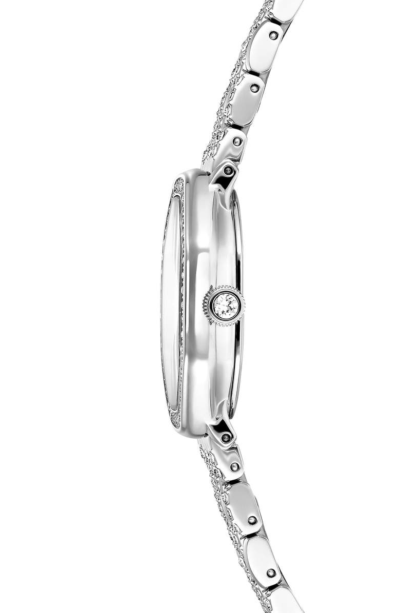Swarovski Dextera Bracelet Watch, 32mm x 23mm, Alternate, color, Silver