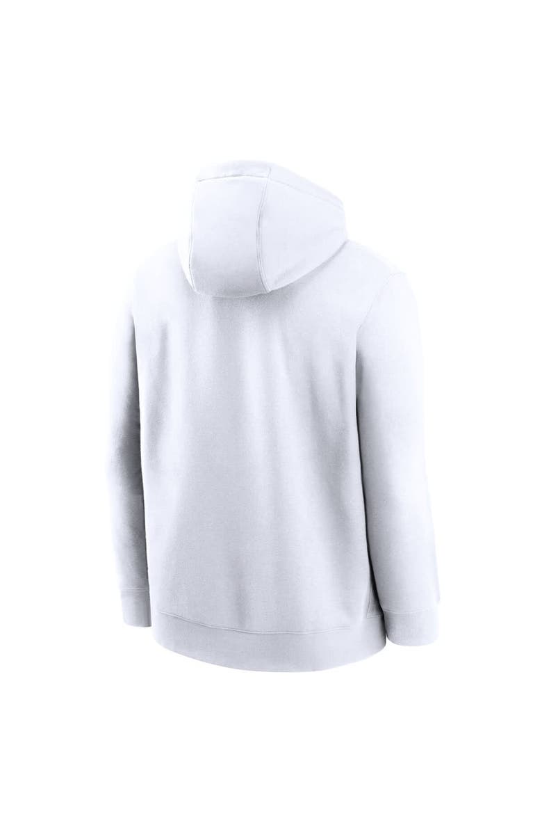 Nike Men's Nike White Texas Longhorns Legacy Logo Club Fleece Pullover Hoodie, Alternate, color, White