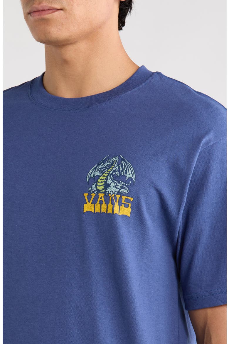 Living Legend Cotton Graphic T-Shirt, Alternate, color, TRUE NAVY