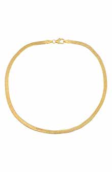 Bony Levy 14K Gold Herringbone Anklet