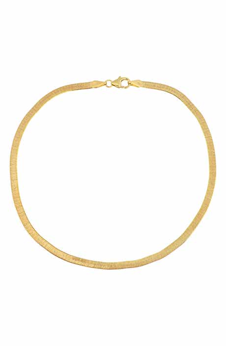 Bony Levy 14K Gold Herringbone Anklet