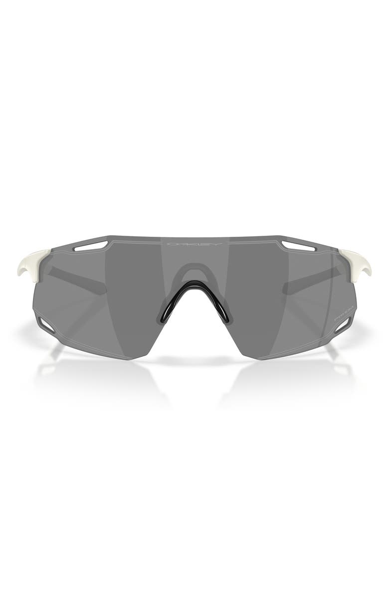Oakley Cybr Dyno 139mm Rectangle Sunglasses, Main, color, Matte Mist / Prizm Black