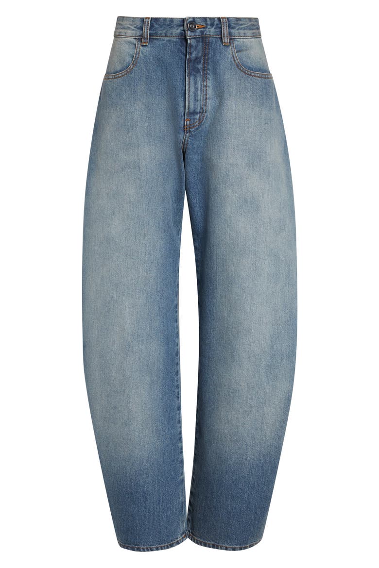 Barrel Leg Jeans, Main, color, FADED BLUE