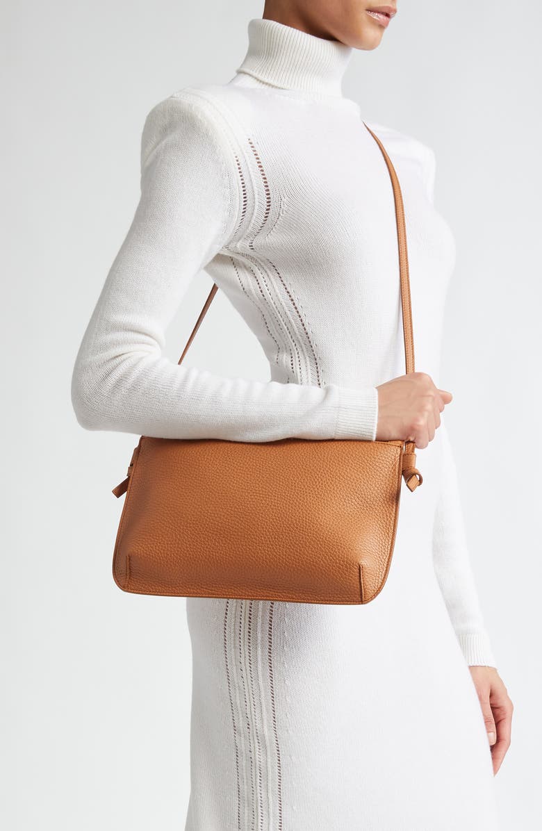 Yvonne Koné Large Leather Shoulder Bag, Alternate, color,