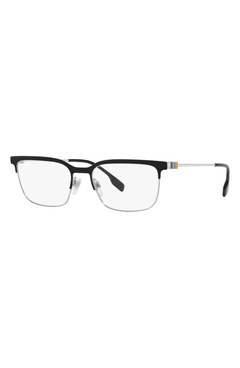 Burberry Douglas 56mm Square Optical Glasses, Alternate, color, 