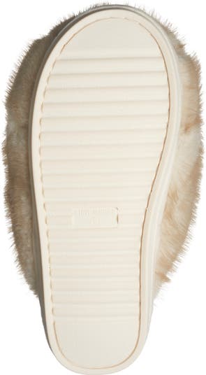 Poof Faux Fur Slipper