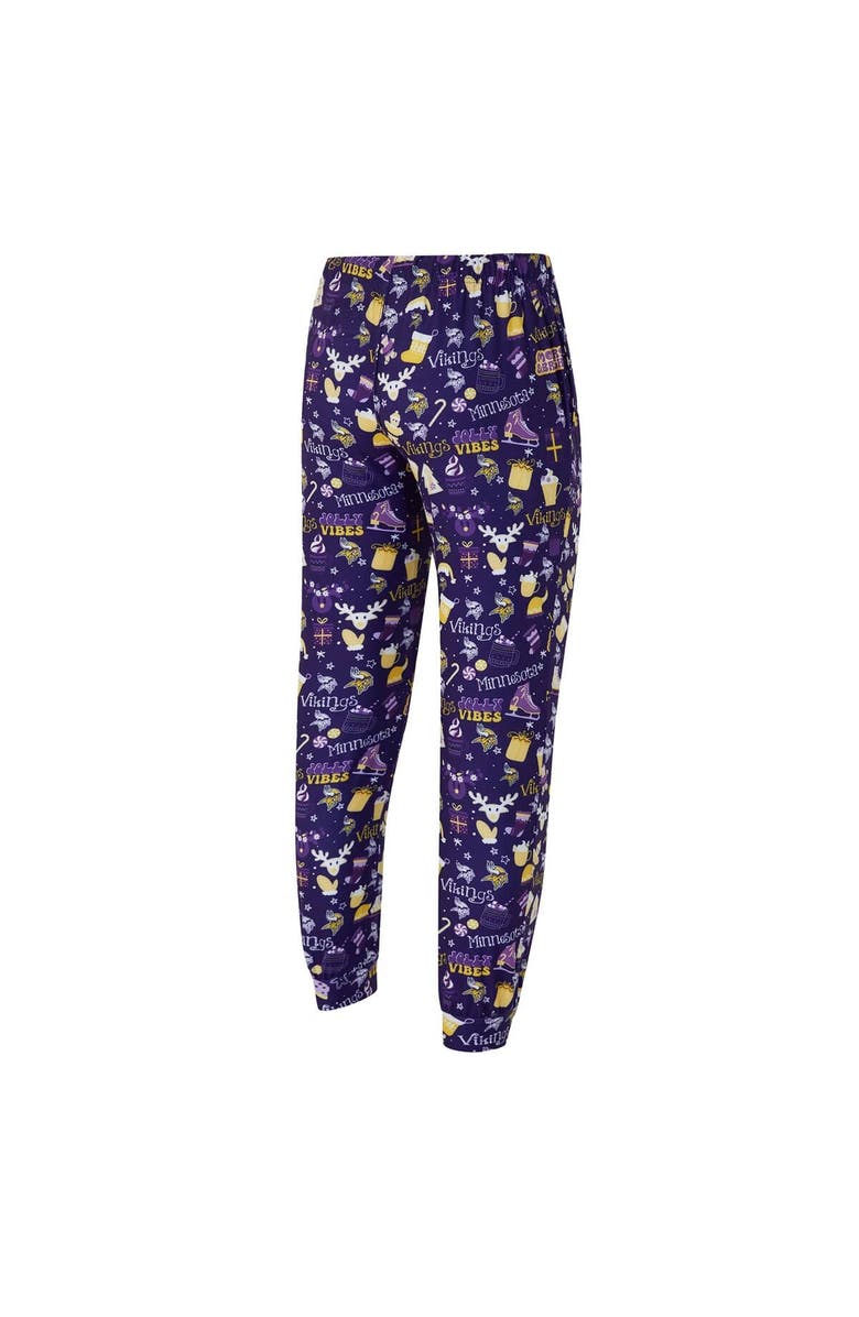 CONCEPTS SPORT Men
s Concepts Sport  Purple Minnesota Vikings Chestnut Long Sleeve Top 
Pants Set, Alternate, color, 