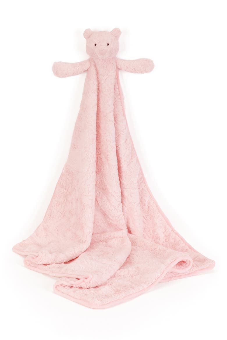 Leola Bear Blankie, Alternate, color, PINK