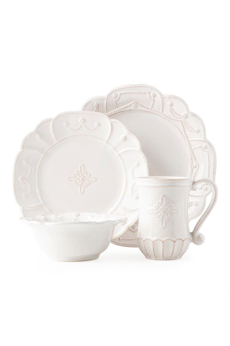 Jardins du Monde 4-Piece Place Setting, Main, color, WHITEWASH