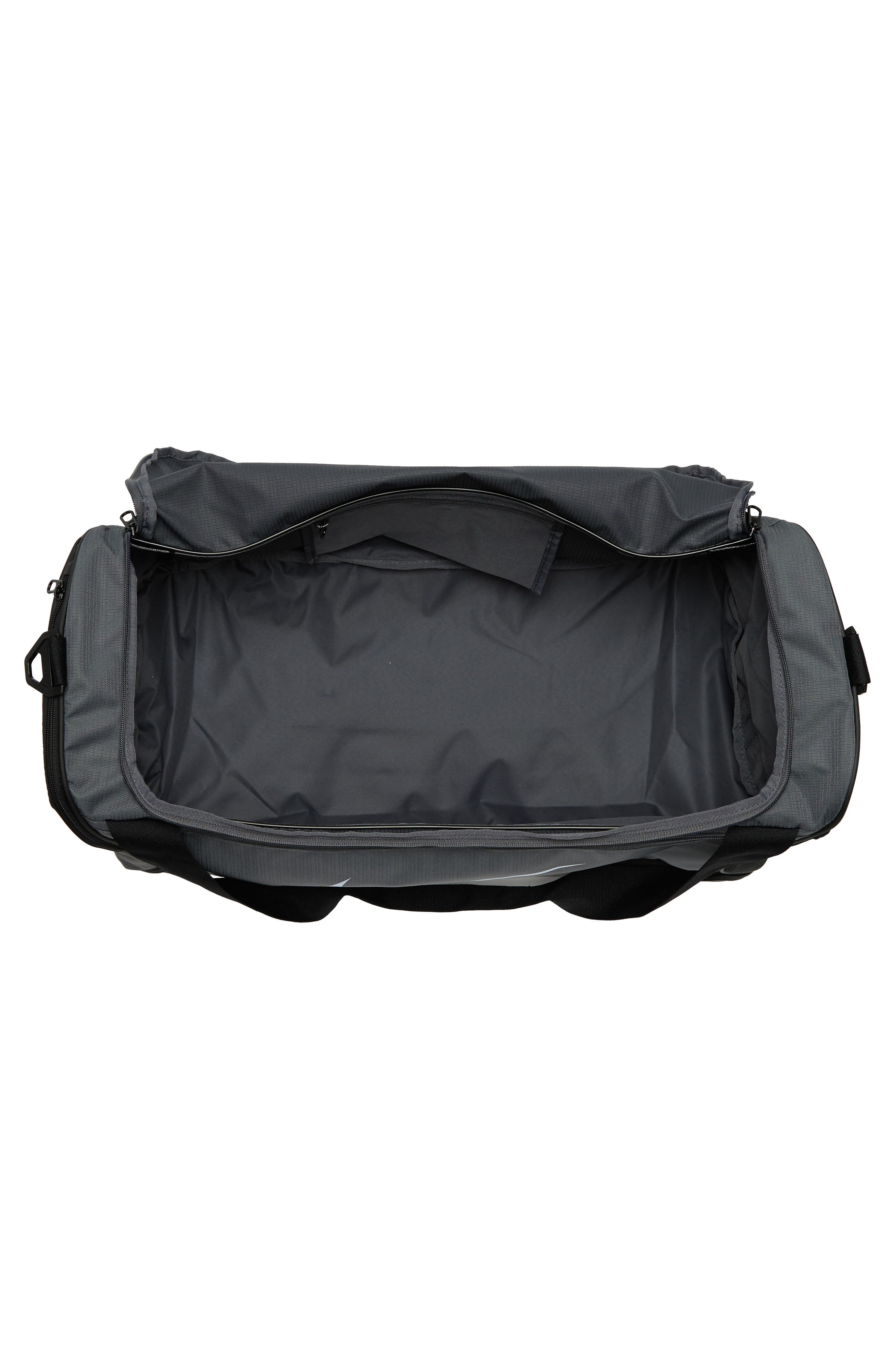 Brasilia 9.5 Training Duffel Bag, Alternate, color, FLINT GREY/ WHITE