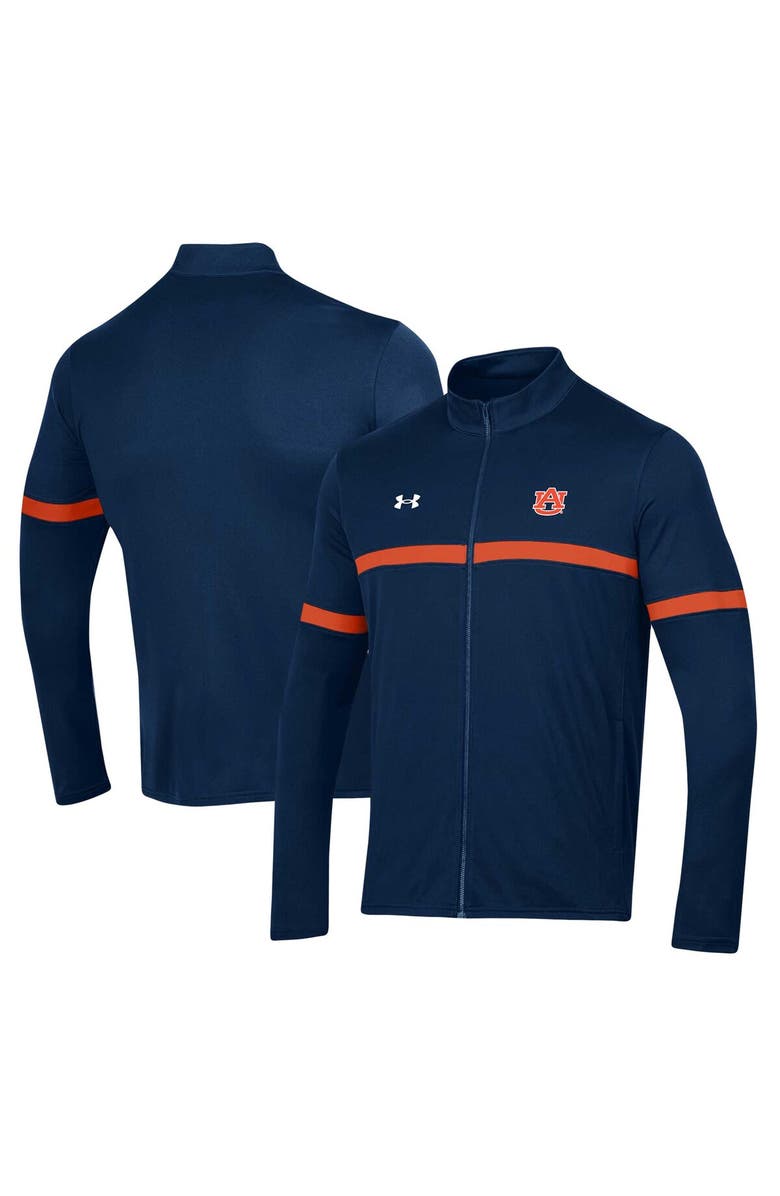 Under Armour Men's Under Armour Navy Auburn Tigers 2023 Assist Warm Up Full-Zip Jacket, Main, color, Navy