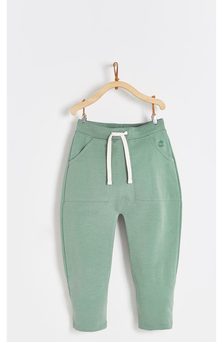 Babycottons Pima Colors Thai Pants for Toddler, Main, color, Green