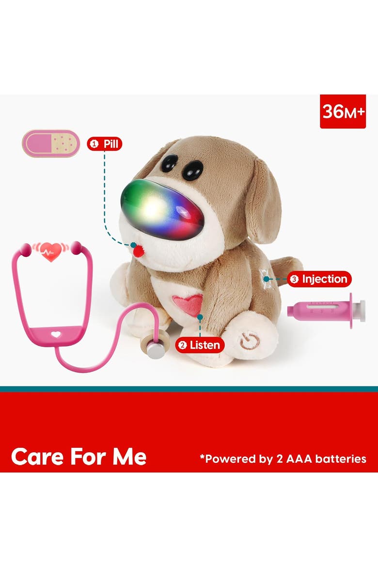 Kids Pretend Play Doctor Pink Vet Costume Set, Alternate, color, Multicolor