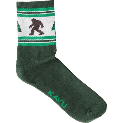 Kavu Robot Sock In Green