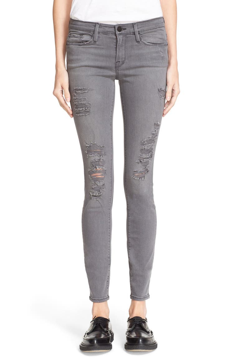 Le Skinny de Jeanne Jeans, Main, color, GREY SHRED
