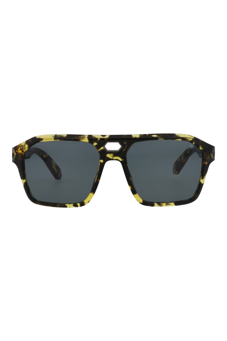 57mm Aviator Sunglasses, Main, color, HAVANA SMOKE