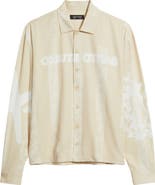 SANTO STUDIO Team Graphic Button-Up Shirt