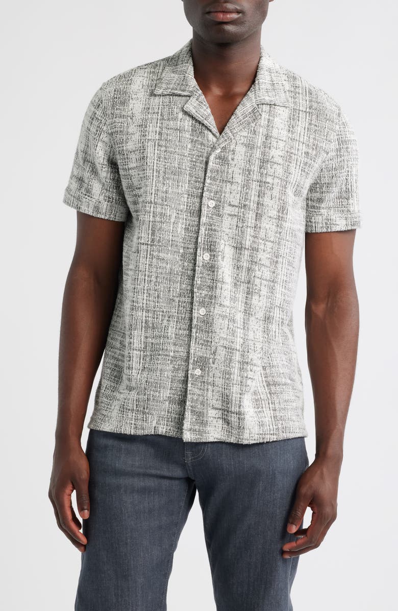 Rails Corrin Knit Camp Shirt, Main, color, Granite