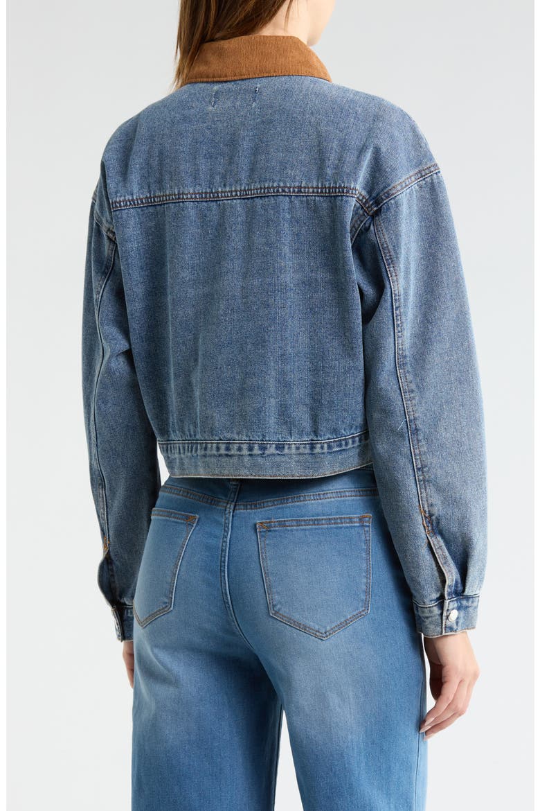 Denim Barn Jacket, Alternate, color, MEDIUM WASH