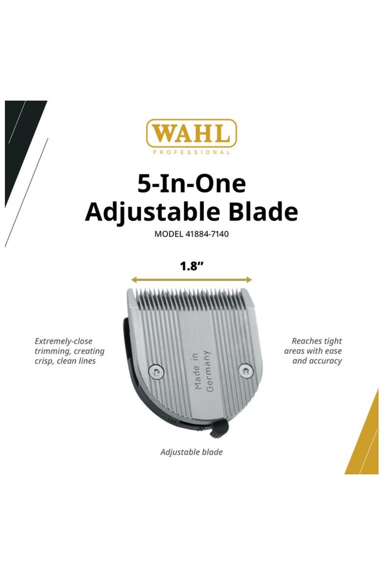 Chromstyle Blade 5-in-1 Adjustable Fits Chromstyle Pro Bravura Arco Figura Clippers, Alternate, color, Metallic Silver