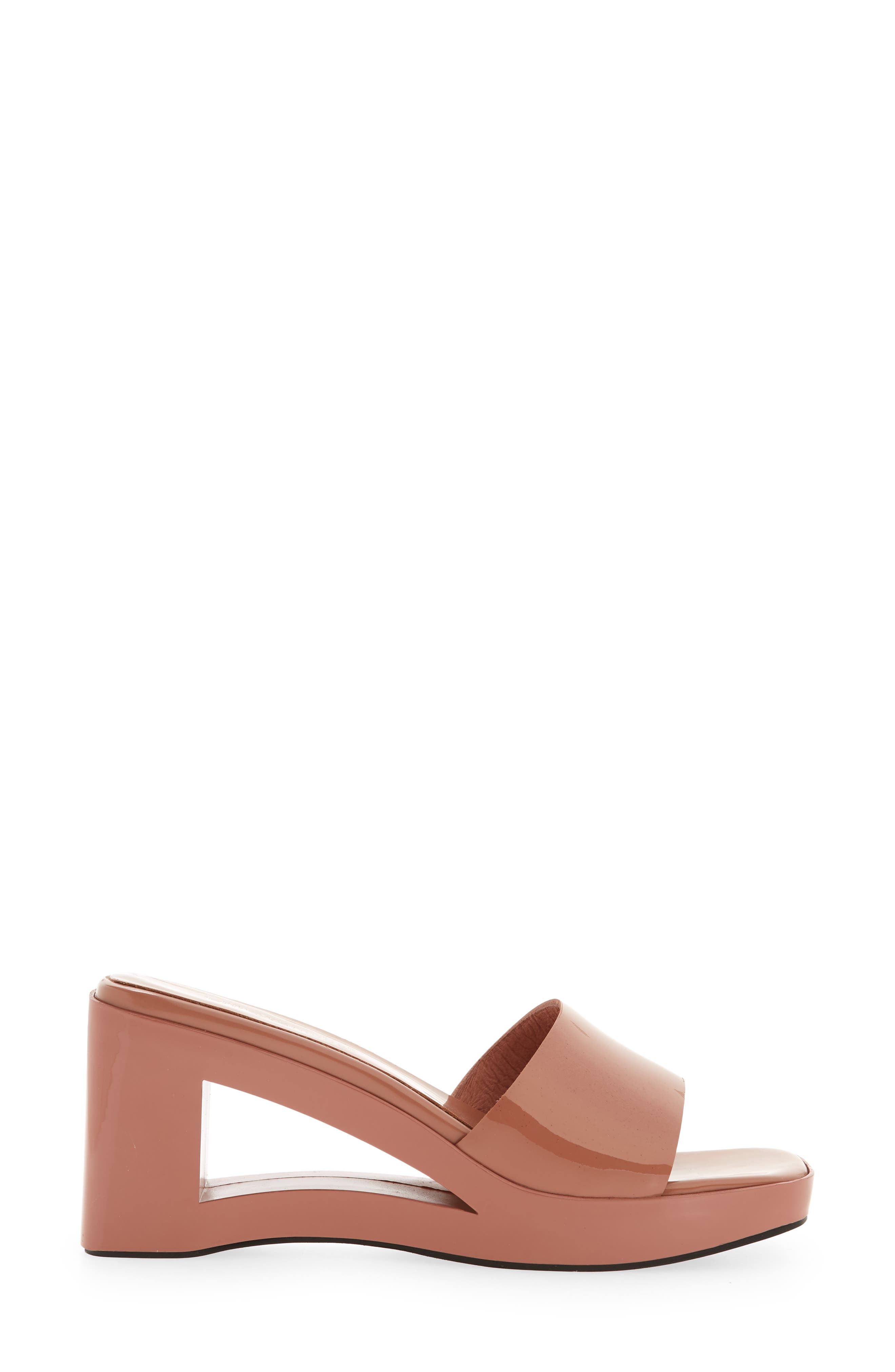Jeffrey Campbell Shaggy Wedge Slide Sandal, Alternate, color, 