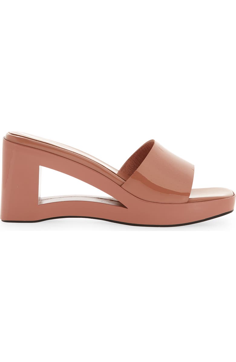 Jeffrey Campbell Shaggy Wedge Slide Sandal, Alternate, color,