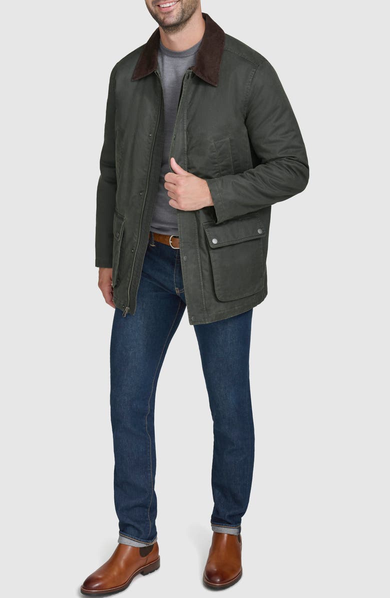Cole Haan Hunting Jacket, Alternate, color, Army Green