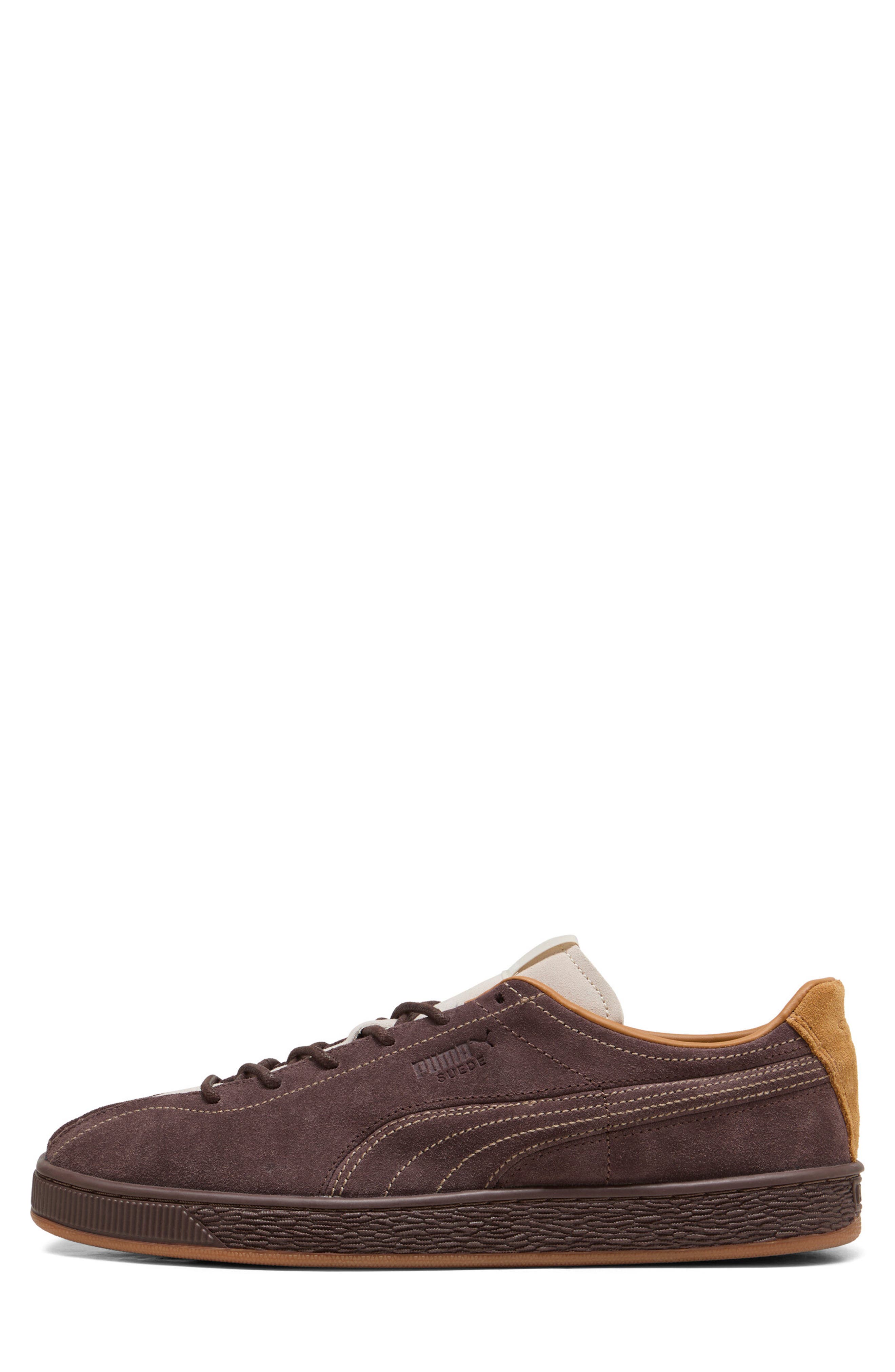 Suede Le Père Sneaker, Alternate, color, CHOCO TART/ ALPINE SNOW